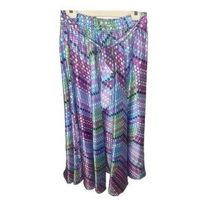 BOHO Aqua Dream Maxi Skirt (NWOT)